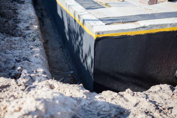Professional Exterior Waterproofing technician working in Prior Lake, MN